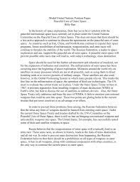 Mun position paper is a key part of getting ready for a mun conference. Model United Nations Position Paper