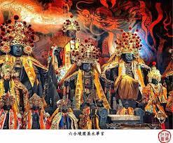 威震 台南府城六合境柱仔行開基永華宮正殿廣佈善緣化渡凡塵萬年尊澤施萬里堪稱人極保安王