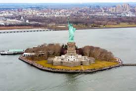 The statue of liberty (liberty enlightening the world; Liberty Island Wikipedia