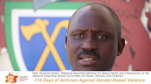 Hon. Ousman Sillah shares his message