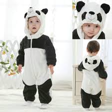 Panda Cartoon Animal Onesies Baby Kigurumi Costume Toddler Pajamas Panda Onesie Baby Panda Costume Diy Toddler Pajamas