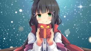 Share anime christmas wallpaper hd with your friends. Wallpaper Anime Girl Beauty Christmas New Year 4k Art 16924 Page 2