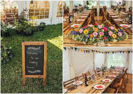 Rustic festive table details with wild ferns, handmade. Jenny And Antoni S Diy English Garden Wedding At Home By Florence Fox Boho Wedding Blog
