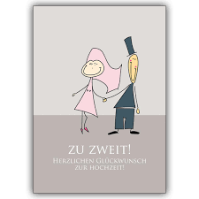 Glückwünsche zur hochzeit, als individuelle texte und bilder für das brautpaar, lassen sich hier sofort finden. Herliche Hochzeitskarte Fur Das Brautpaar Zu Zweit Herzlichen Gluckwunsch Zur Hochzeit Kartenkaufrausch De