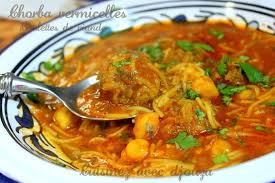 Chorba Vermicelle Algerienne Recette Recette Chorba Recettes De Cuisine Boulette De Viande