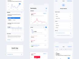 This monumental habit app is a ui kit designed to help designers get started with their client suitable for all businesses or startups that provide services. Figma Health App Ui Kit Free Ui Kits