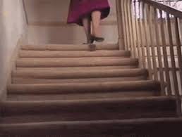 People Falling Down Stairs Gifs Tenor
