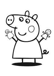 Peppa pig è uno tra i cartoni animati preferiti dai bambini. 54 Disegni Di Peppa Pig Da Colorare Pianetabambini It