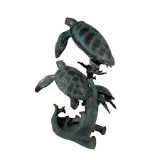 Maybe you would like to learn more about one of these? Bronze Three Sea Turtles Fountain Sculpture Metropolitan Galleries Inc
