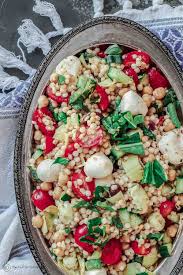 I find this makes the couscous too soft and gummy on the outside. Mediterranean Couscous Recipe The Mediterranean Dish Think The Best Ever Couscous Salad Toaste Couscous Recipes Couscous Salad Recipes Mediterranean Dishes