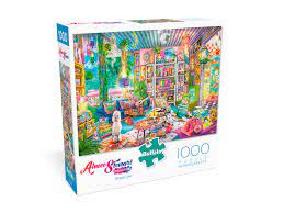 Recently i took a trip to walmart and found a beautiful paris themed puzzle by aimee stewart whose art style is very vibrant and evocative. Buffalo Games Aimee Stewart Kitschy Cute 1000 Pieces Jigsaw Puzzle Walmart Com Walmart Com