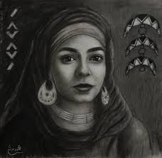 Portrait with charcoal pencils, dear followers, your opinion matters to  me.🌹❤️