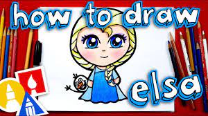 How To Draw Elsa New Youtube Art For Kids Hub How To Draw Elsa Art For Kids