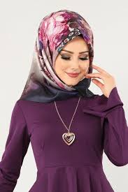 Modaselvim Esarp Ipek Tafta Esarp Pi8641 Mor Moda Mor Esarp