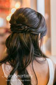 Bridal Braid Half Updo Hairstyle Jadaheartistry Asian Asian Wedding Hair Asian Hair Updo Headband Hairstyles