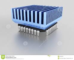 micro chip with heat sink stock