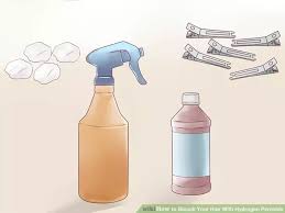 How To Bleach Your Hair With Hydrogen Peroxide Bleaching Your Hair Diy Bleach Hair Peroxide Hair Lightener