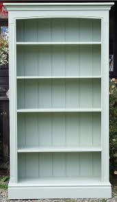 Painted Freestanding Bookcase With Fluted Side Pilasters And Arched Top Shown Here Painted In Farrow Ba Bookcase Makeover Diy Home Furniture Bookshelves Diy