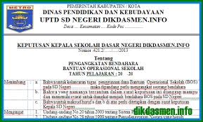 Gurunow.top contoh format sk tim bos reguler dan sk bendahara bos tahun 2020 ini bisa dibuat dalam sd, smp,sma/smk. Sk Bendahara Bos Tahun 2021 2022 Sd Smp Sma Smk Dikdasmen Info