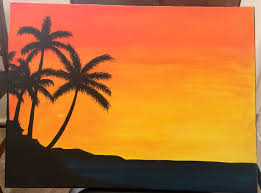 Use 2 long, vertical, slightly curved lines to draw the trunk of the palm tree. Pin On My Art