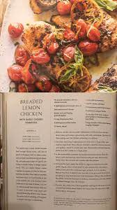 Breaded Lemon Chicken With Burst Cherry Tomatoes Half Baked Harvest Recipes Harvest Recipes Half Baked Harvest