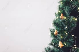 Download Christmas Tree Banner Mockup Background Decorated Fir Tree Stock Photo Picture And Royalty Free Image Image 116219204
