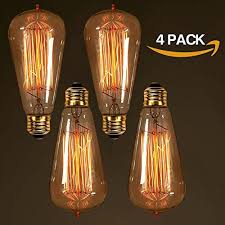 Maybe you would like to learn more about one of these? Paul Russells 4 X Dimmable Vintage Retro Style Edison Bulbs Industrial St64 Shape Squirrel Cage