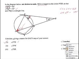 Circle Theorems Cxc Csec And Gcse Math Revision Gcse Math Gcse Maths Revision Circle Theorems