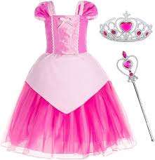 Cinderella Birthday Dress For 3 Year Old Amazon Com Princess Elena Costume Birthday Halloween Party Dress For Toddler Girls 5 6 Years 5t 6 Toddler Girl Dresses Toddler Costumes Girl Rapunzel Costume
