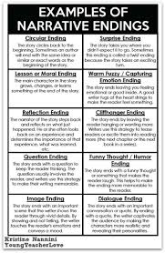 writing narrative endings teaching writing narrative