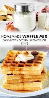Homemade Waffle Mix Your New Pantry Staple The Anthony Kitchen Recipe Homemade Waffles Homemade Waffle Mix Waffle Mix