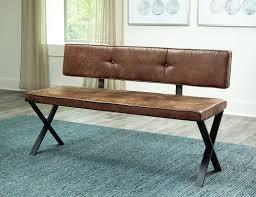 Add a finishing touch to your garden with an outdoor bench and relax in comfort. 17 Stories Conco Dining Bench Vintage Brown And Dark Gunmetal Reviews Wayfair