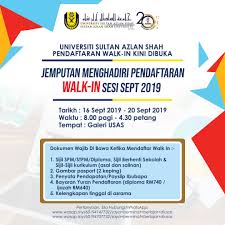 Sultan azlan shah university) terletak di bukit chandan, bandar diraja kuala kangsar, perak darul ridzuan. Pendaftaran Universiti Sultan Azlan Shah Usas Facebook