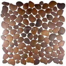 Dalle Mosaique Inox Douche Mosaique Salle De Bain Galet Bronze Carrelage Inox Fr Carrelage Inox Credence Cuisine Mosaique Salle De Bain