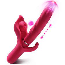 Amazon.com: Thrusting Dildo G Spot Rabbit Vibrator - 3 in 1 Dildos Clitoral  Stimulator Prostate Massager Anal Toys with 10 Thrusting 10 Flapping 10  Vibration Modes, Adult Sex Toys Games for Women