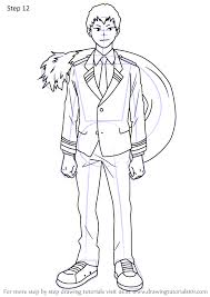 Learn How To Draw Mashirao Ojiro From Boku No Hero Academia Boku No Hero Academia Step By Step Drawing Tutorials Boku No Hero Academia Drawings Hero