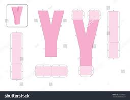 Children will hear the letter or number when they click on a magnet. Y Alphabet Paper Model Template Cut Stock Vector Royalty Free 752338525 Shutterstock