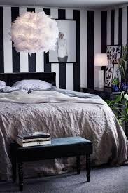For an easy and romantic bedroom curtain idea, maria simply hung a vintage monogrammed textile. 20 Black And White Bedroom Decor Magzhouse