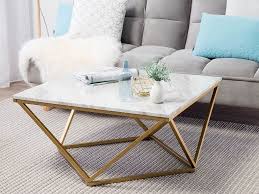24 marmor schwarz runde tischplatte couchtisch mosaik inlay interieur dekorati. Couchtisch Weiss Gold Marmor Optik Malibu Beliani De Couchtisch Weiss Wohnzimmertische Couchtisch Design