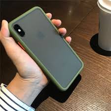 Free Shipping Luxury Contrast Color Matte Hard Pc For Iphone Jkp3369 Iphone Green Phone Case Phone Cases Protective