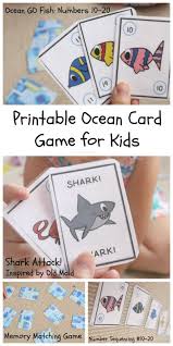 There are many variations of it, the rules here describe how it works on this website. Numbers Go Fish Card Game Printable School Time Snippets