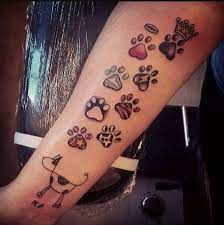 It's raining you know what and what. 50 Animal Paw Print Tattoos Designs Ideas 2021