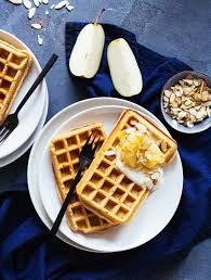 Vegane Hafer Waffeln Mit Apfel Birnen Kompott Rezept Kompott Rezeptideen Lebensmittel Essen