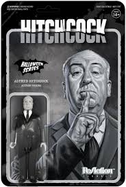 Alfred Hitchcock Grayscale Reaction Figure