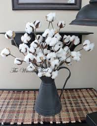 5 20 Quot Natural Cotton Bolls Cotton Boll Stems Cotton Branches 2nd Wedding Anniversary Spring Farmhouse Decorating Cotton Decor Country Farmhouse Decor