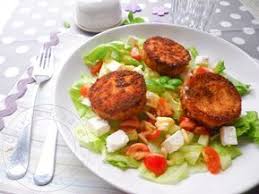 Salade De Chevre Chaud Au Rocamadour Recette Salade De Chevre Chaud Chevre Chaud Salade Chevre