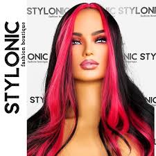 Neon Pink Wig for Women