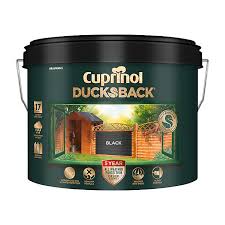 Check spelling or type a new query. Cuprinol 5 Year Ducksback Black Matt Fence Shed Treatment 9l Diy At B Q