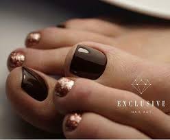 The design as bright as the summer. This Fall Is All About Gorgeous Patterns In Rich Shades Of Gold Red And More Make Your Nails Look As Luxe As Your Toe Nails Toe Nail Designs Elegant Manicure