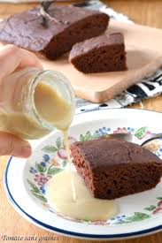 Gateau Au Tofu Soyeux Chocolat Chataigne Et Creme Anglaise Vegetale Recette Recettes Sucrees Recette Dessert